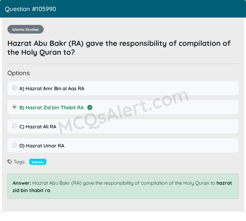 Question Screenshot