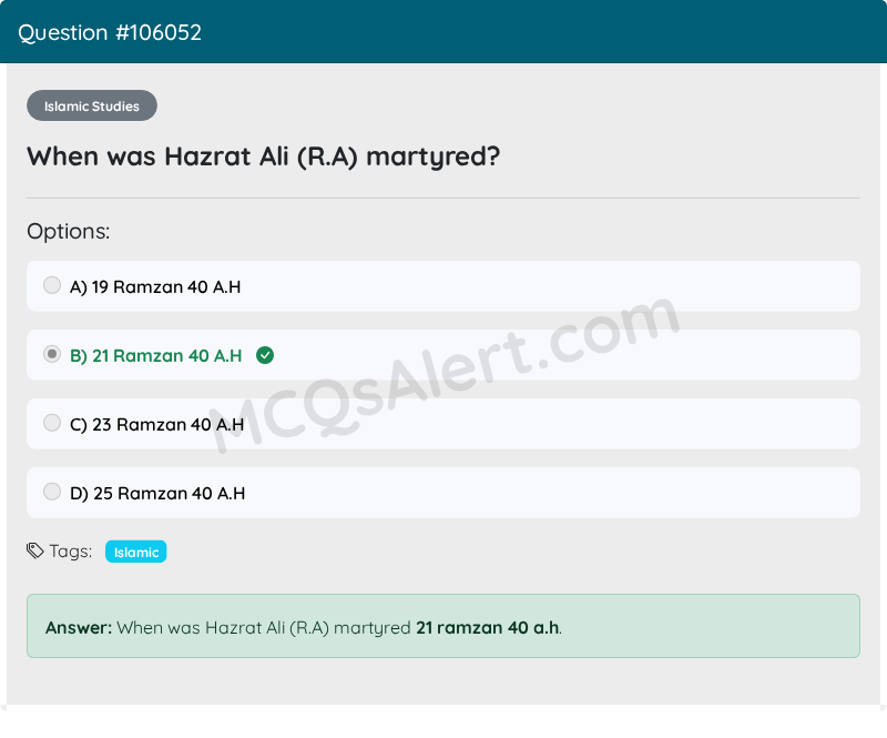 Question Screenshot