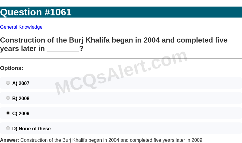 Question Screenshot