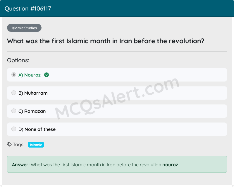 Question Screenshot