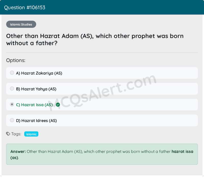 Question Screenshot
