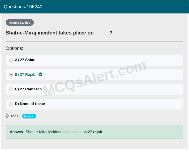 Question Screenshot
