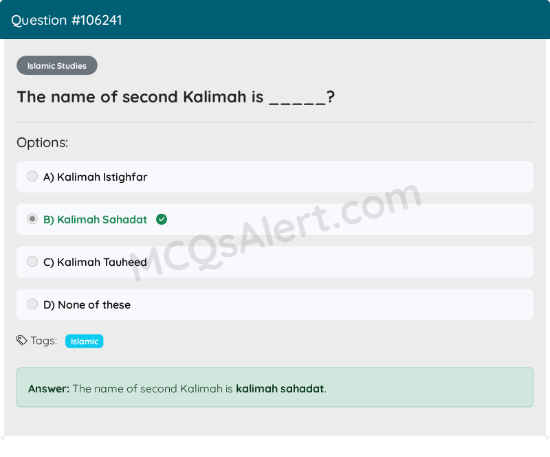 Question Screenshot