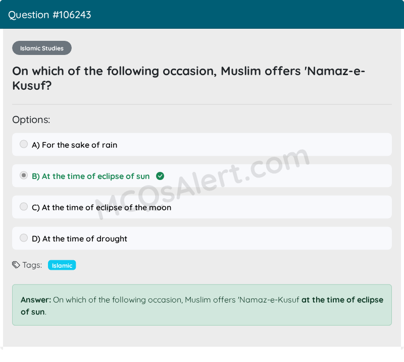 Question Screenshot