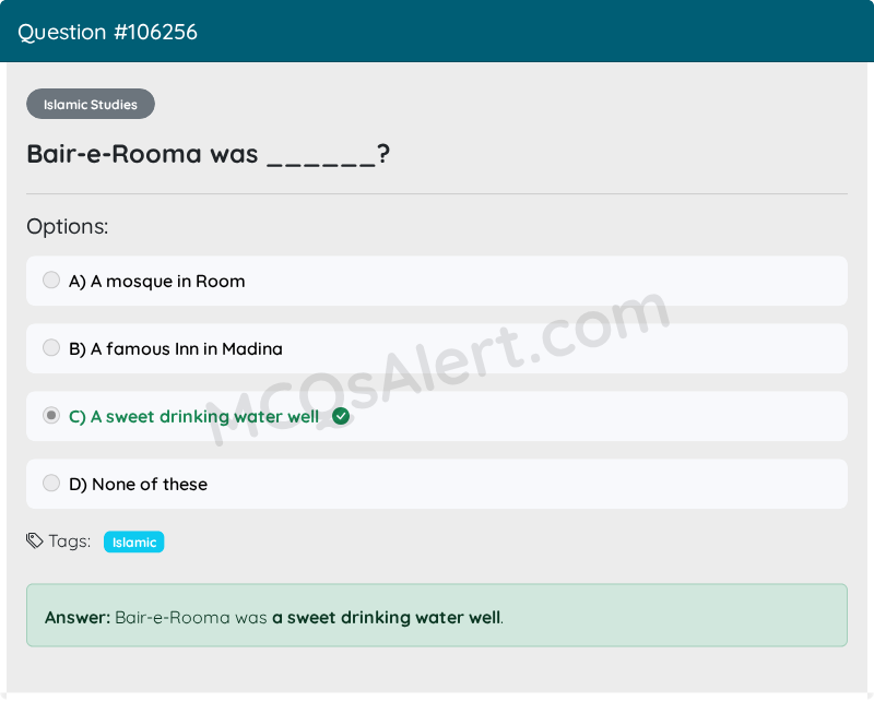 Question Screenshot