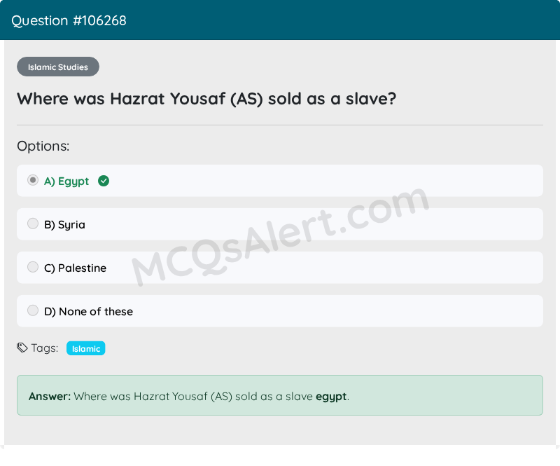 Question Screenshot