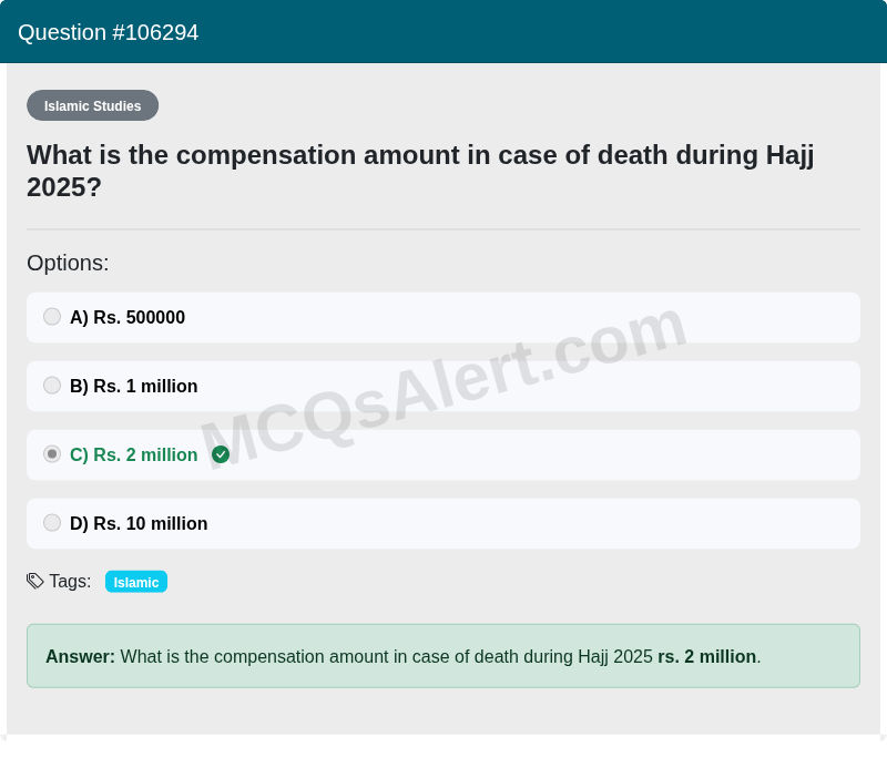 Question Screenshot