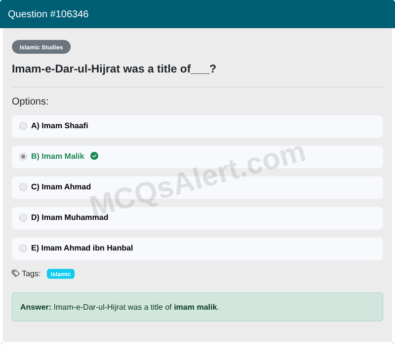 Question Screenshot