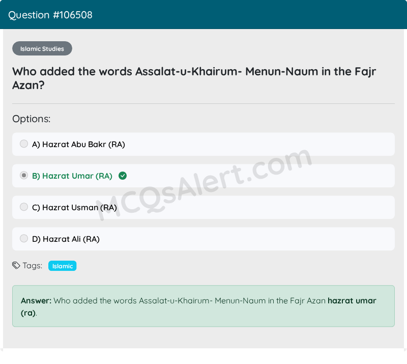 Question Screenshot