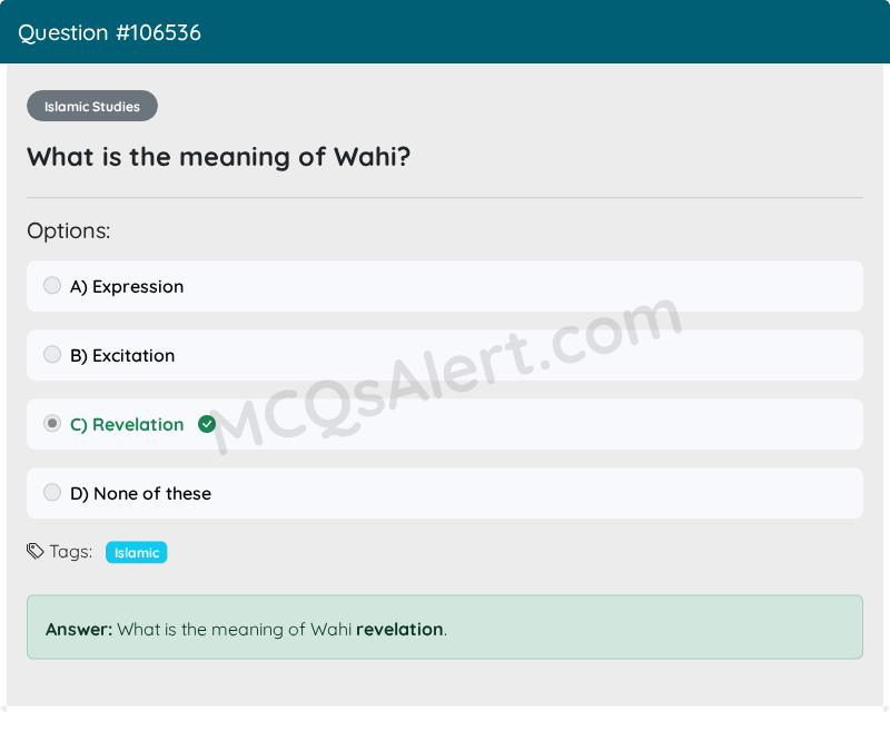Question Screenshot