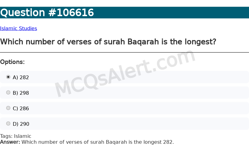 Question Screenshot