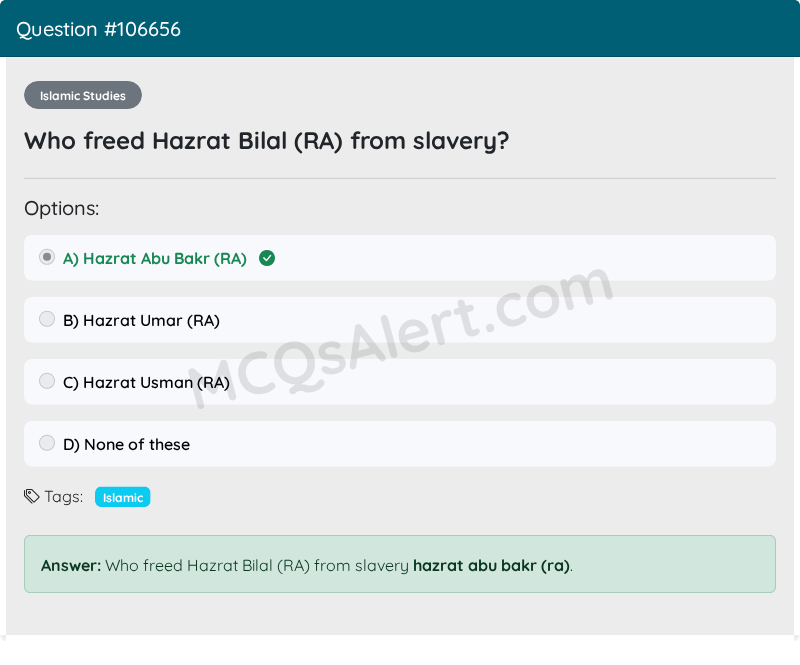 Question Screenshot