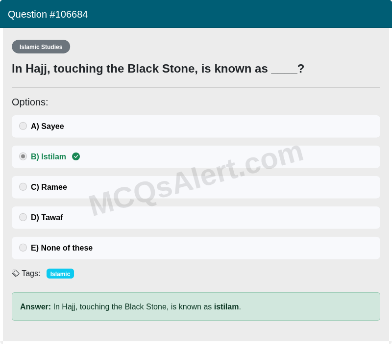 Question Screenshot