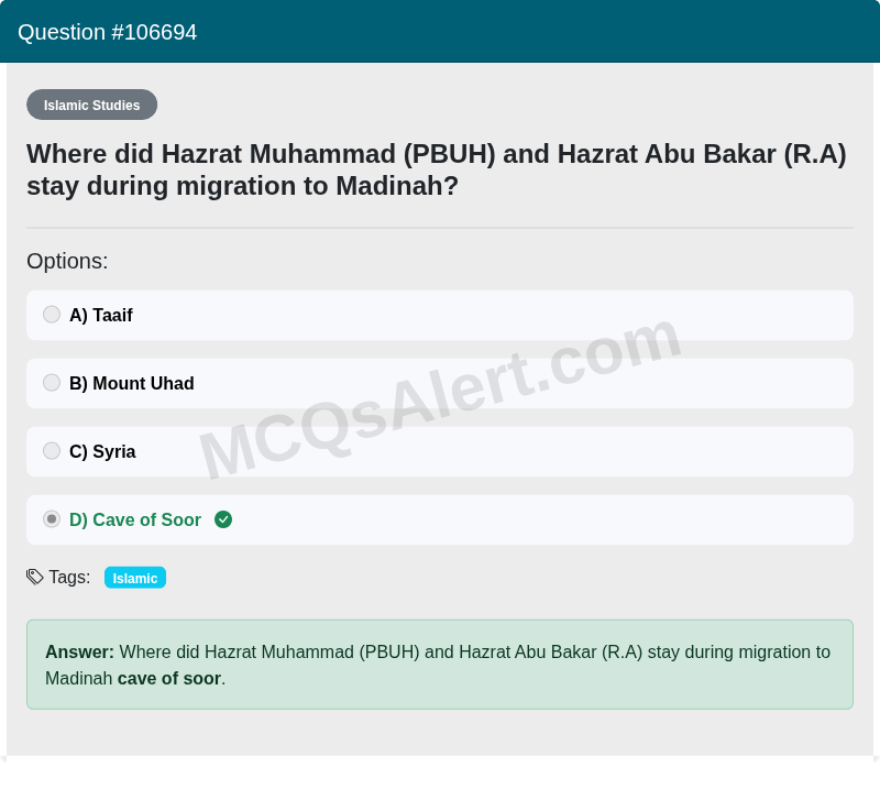 Question Screenshot