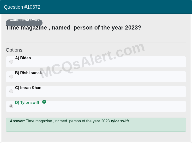 Question Screenshot
