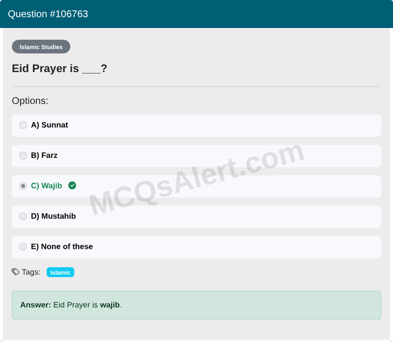Question Screenshot