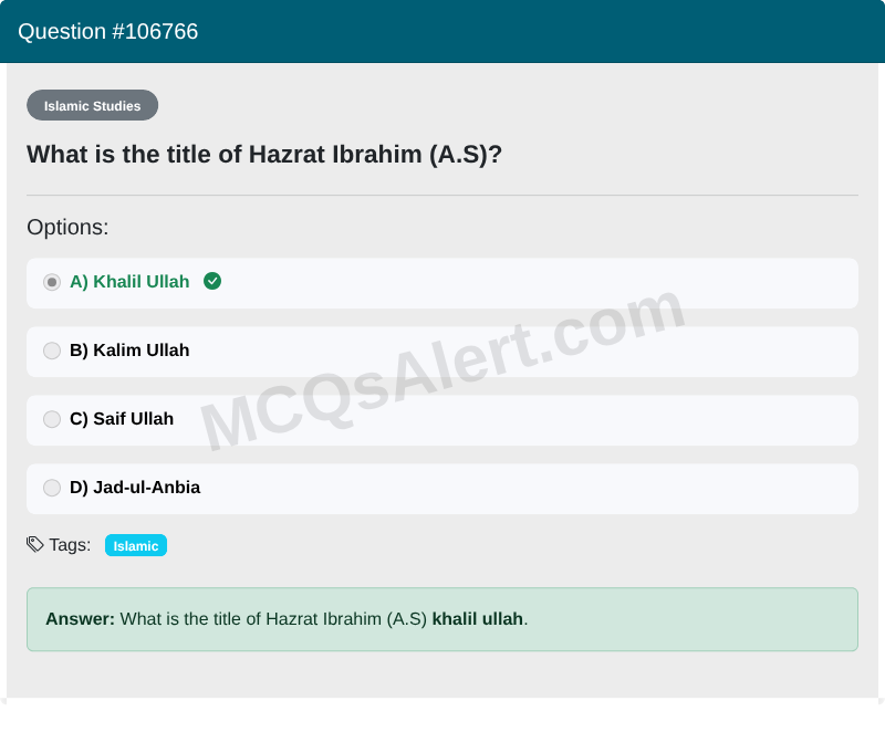 Question Screenshot