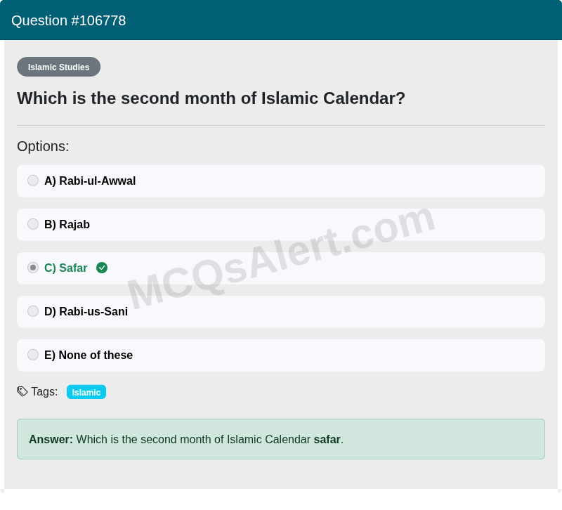 Question Screenshot
