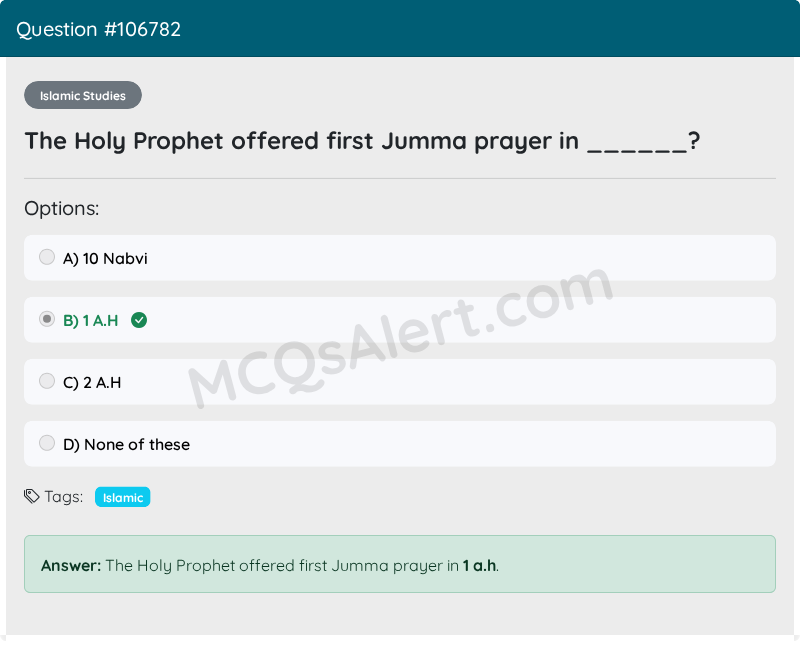 Question Screenshot