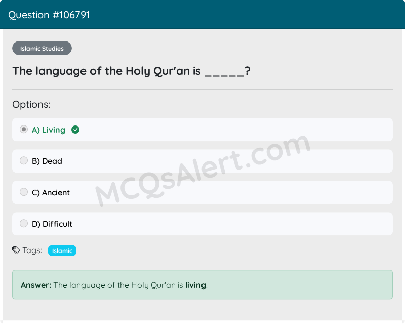 Question Screenshot
