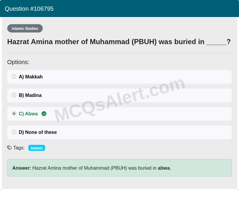 Question Screenshot