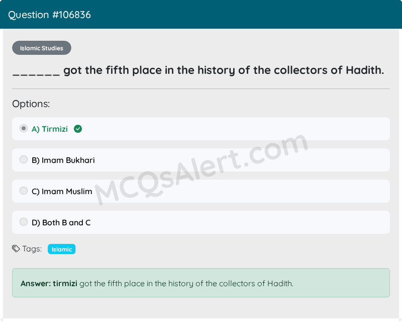 Question Screenshot