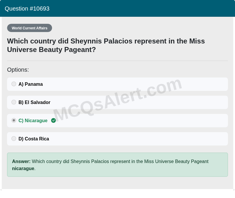 Question Screenshot