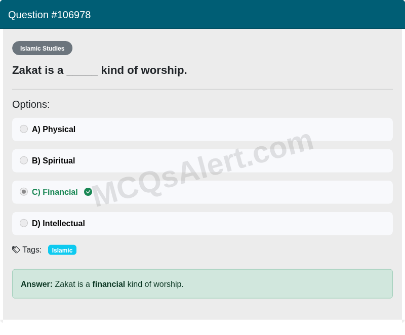 Question Screenshot