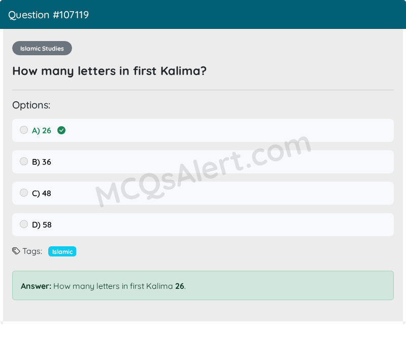 Question Screenshot