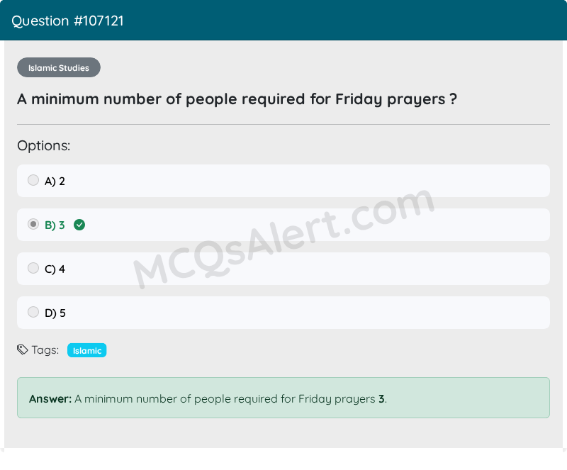 Question Screenshot
