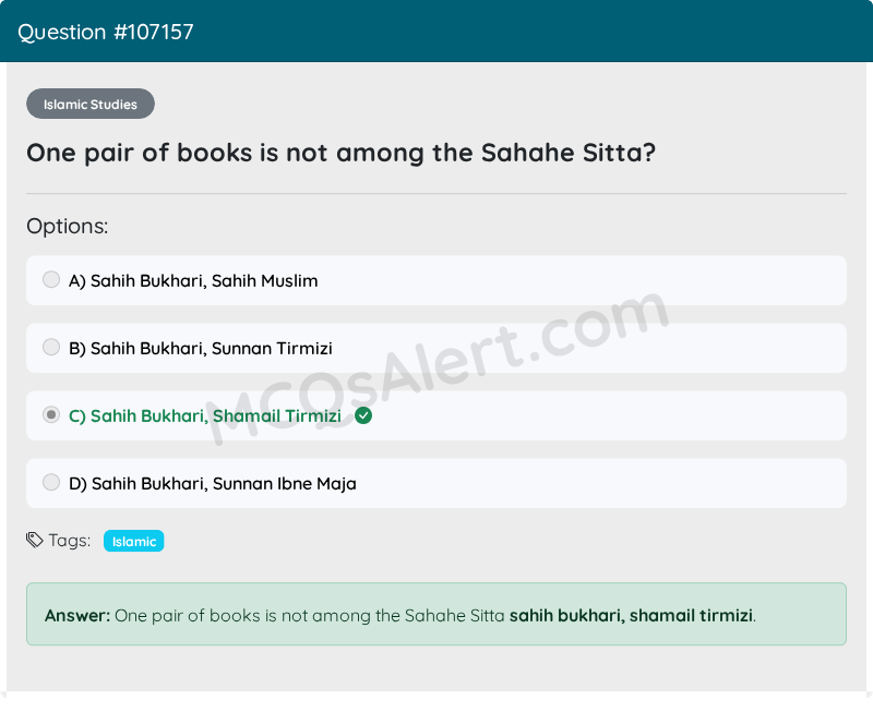 Question Screenshot