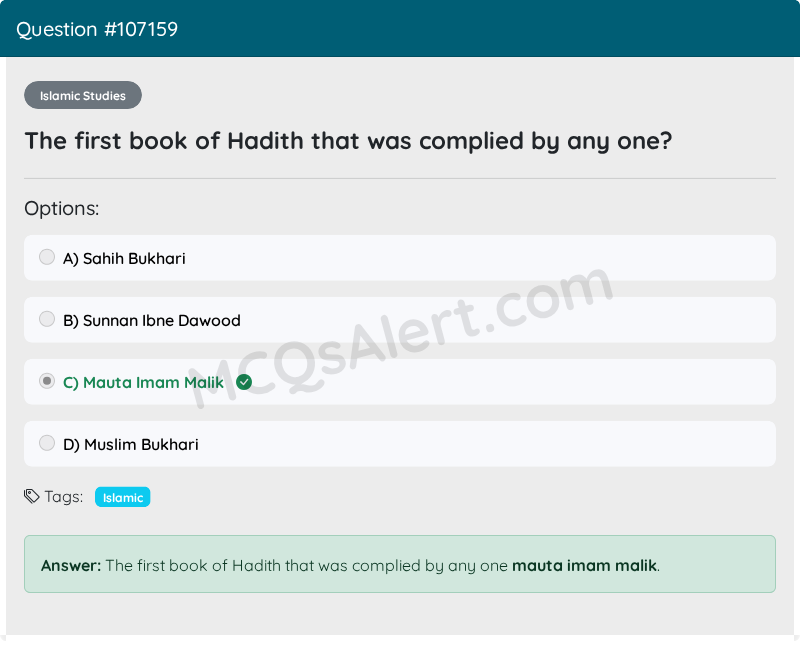 Question Screenshot