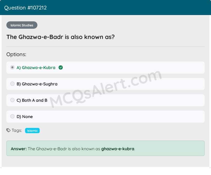 Question Screenshot