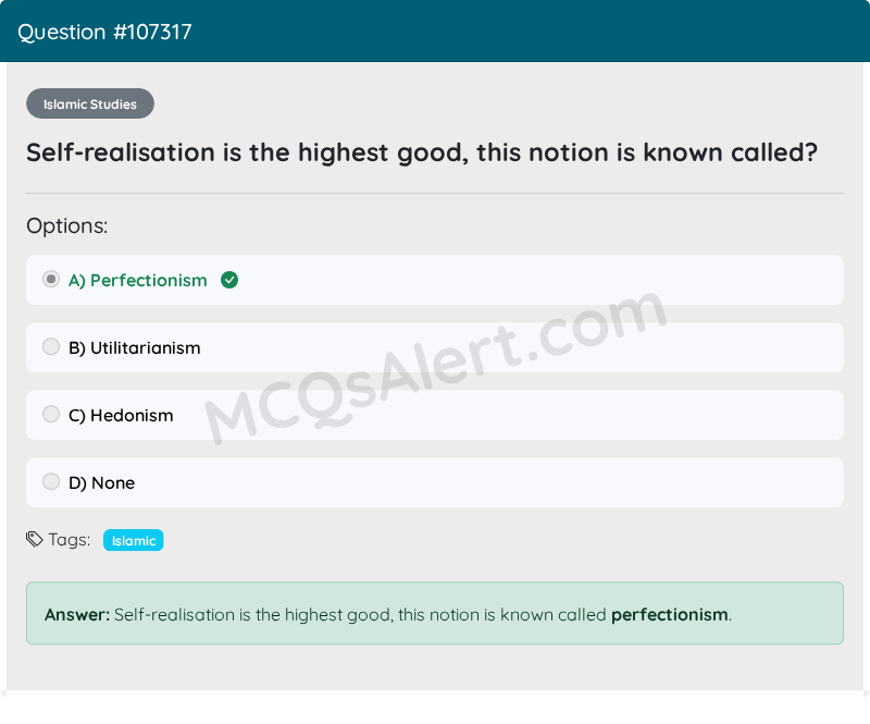 Question Screenshot
