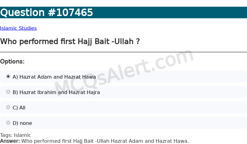 Question Screenshot