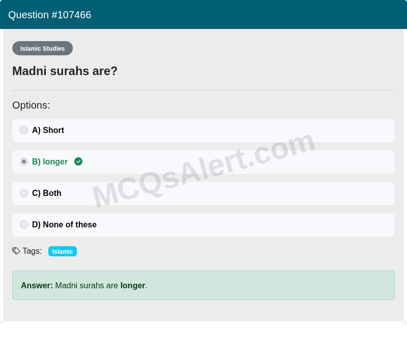 Question Screenshot