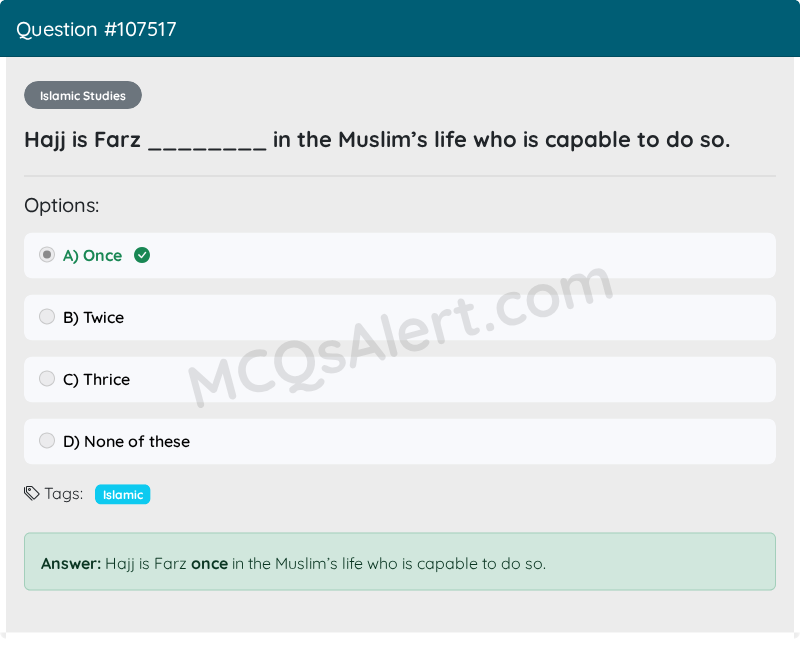 Question Screenshot