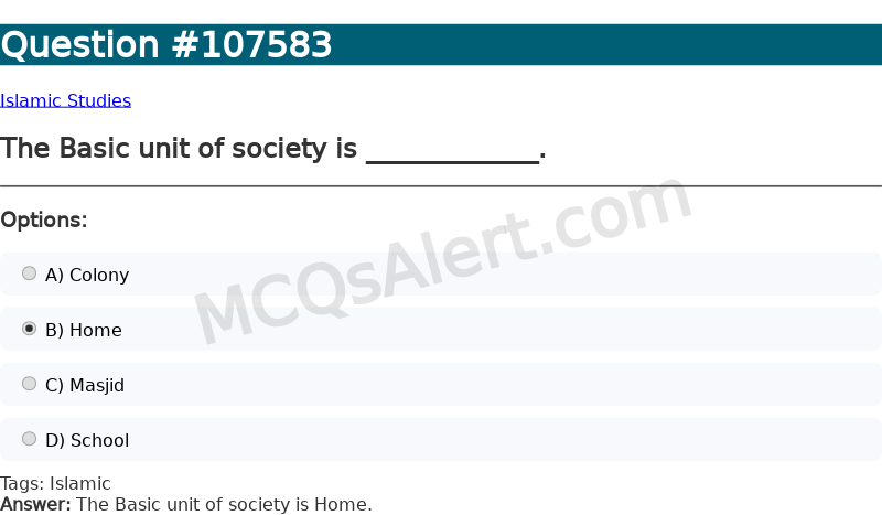 Question Screenshot
