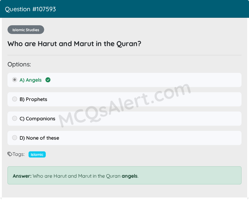 Question Screenshot