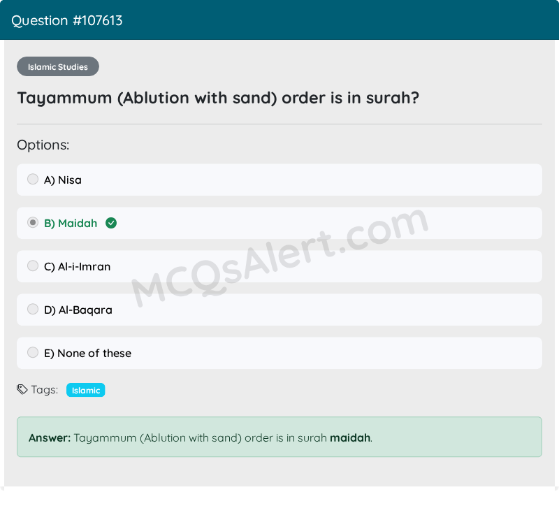 Question Screenshot