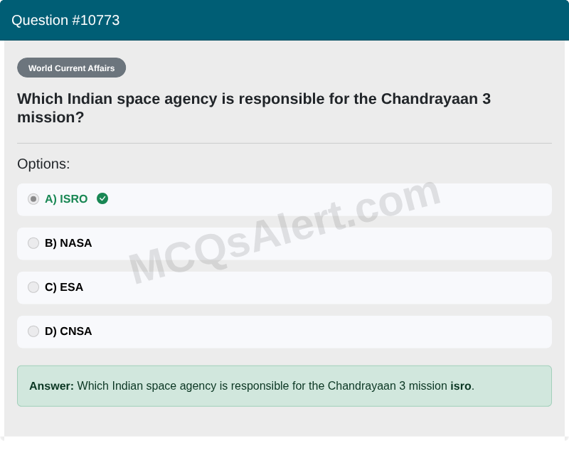 Question Screenshot