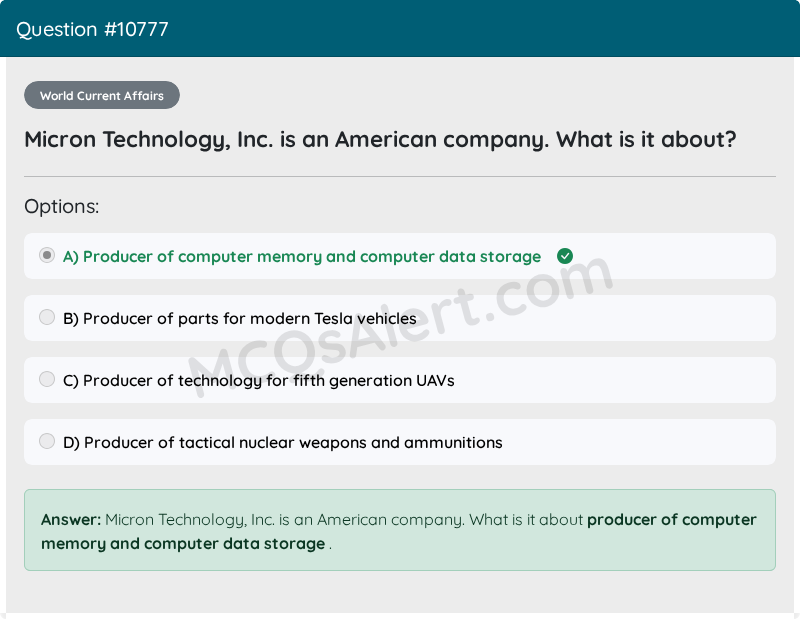 Question Screenshot
