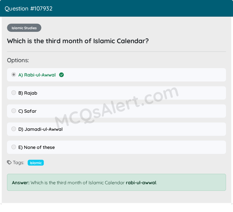 Question Screenshot