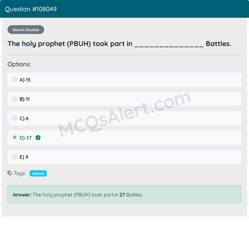 Question Screenshot