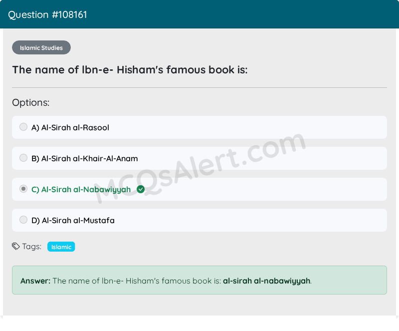 Question Screenshot