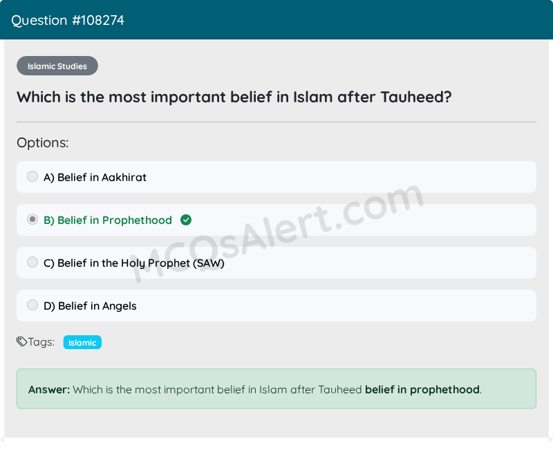 Question Screenshot