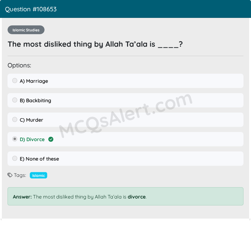 Question Screenshot
