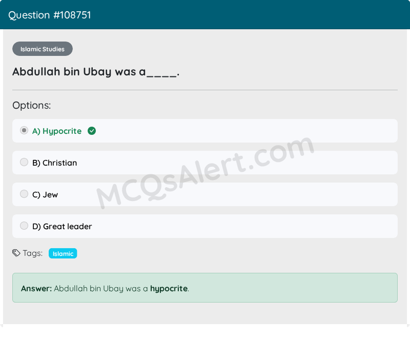 Question Screenshot