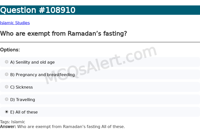 Question Screenshot