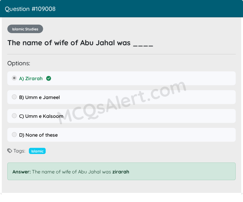 Question Screenshot